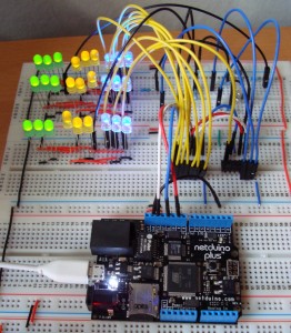 Persistence Of Vision On Breadboard