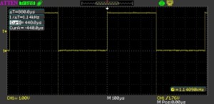 1.14KHz Pulse From MSP430