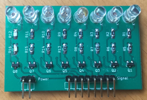 Populated Board Right Angled Headers