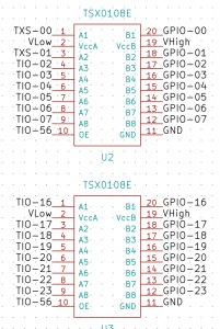 TXS0108E Schematic