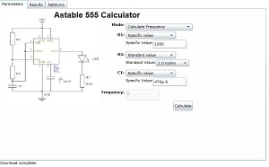 NE555 Calculator