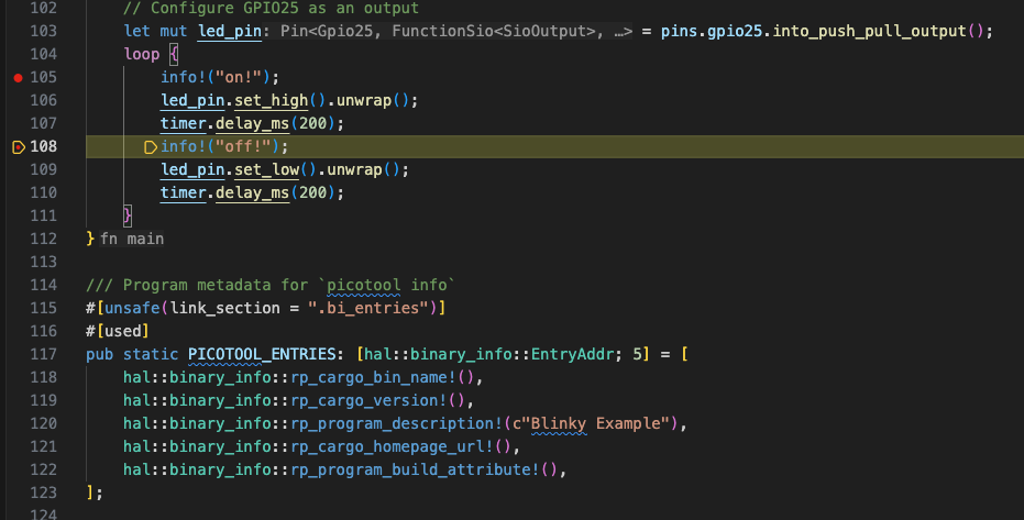 Debugging on the Pico 2